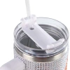A new generation of plastic diamond cow pattern insulated cup, car stainless steel cup, creative diamond-encrusted handle straw insulated cup Application Scenario